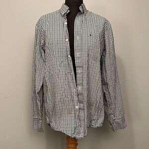 Izod Men's Multicolor Plaid  Long Sleeve Button Up Shirt